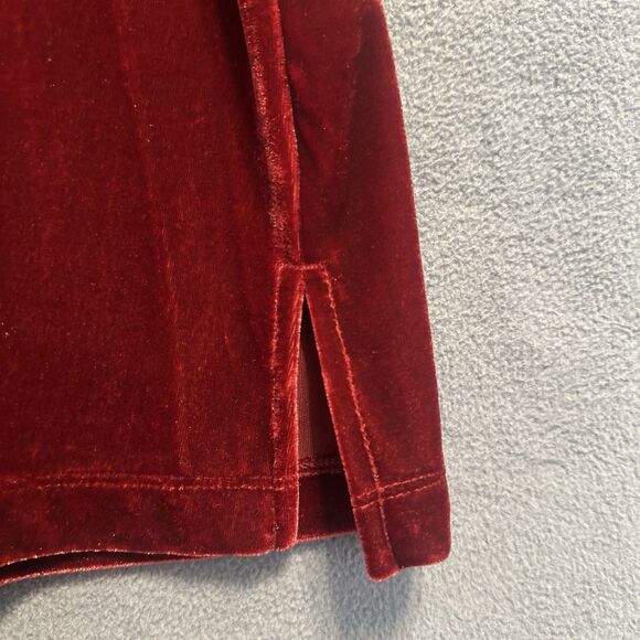 NWT John Mark Velvet Sleeveless Tank Top Plus Size 2X Red Holiday Christmas - Picture 4 of 6